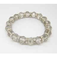 Crystal and Pearl Bangle