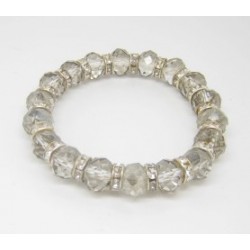 Crystal and Pearl Bangle