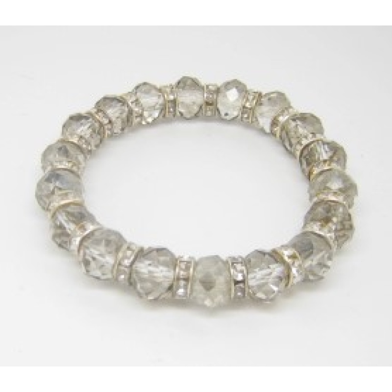 Crystal and Pearl Bangle